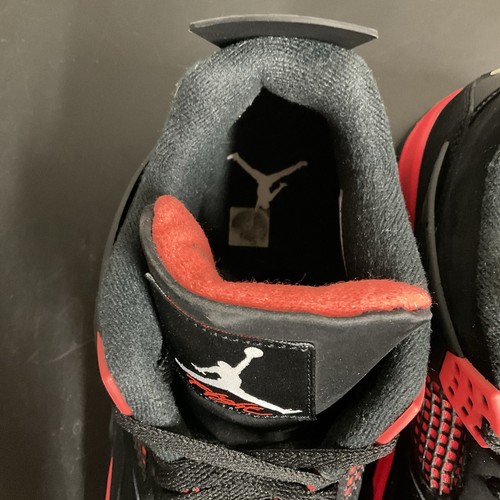 Nike Air Jordan 4 Retro Red Thunder Size 12 - Picture 8 of 12