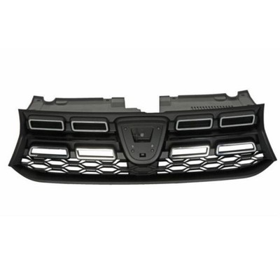 Kühlergrill Kühlergitter schwarz für Dacia Sandero II Renault