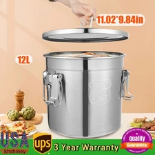 Food Storage Container Stainless Steel Airtight Canister Kitchen Storage Bucket