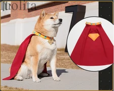 2025 Superman Krypto Superdog Dog Collar Cloak Cosplay costume Halloween Outfit