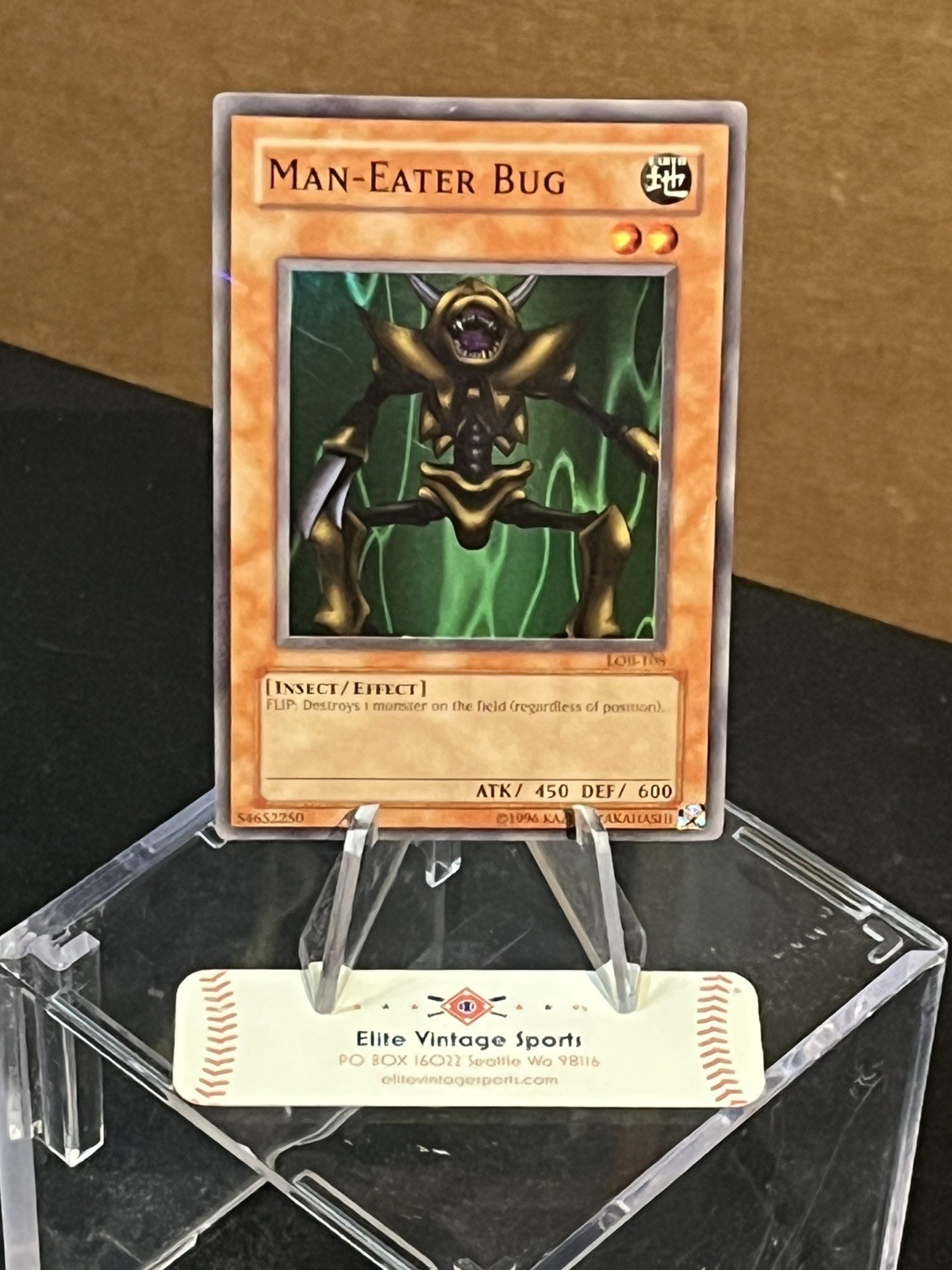 Man-Eater Bug LOB-108 The Legend of Blue Eyes White Dragon Unlimited
