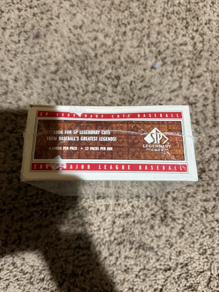 2002 Upper Deck SP LEGENDARY CUTS Baseball Unopened Factory Sealed BOX RARE M250 - Image 4 of 4