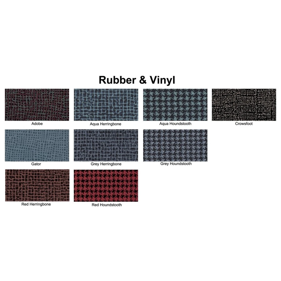 Trunk Floor Mat Cover for 1962 Plymouth Fury Convertible Vinyl Gray Herringbone - Изображение 3 из 4