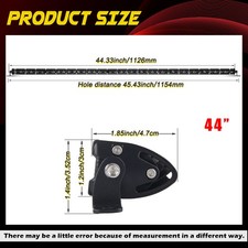 Single Row 4714202632384450 Offroad Led Light Bar Spot Flood Combo Beam