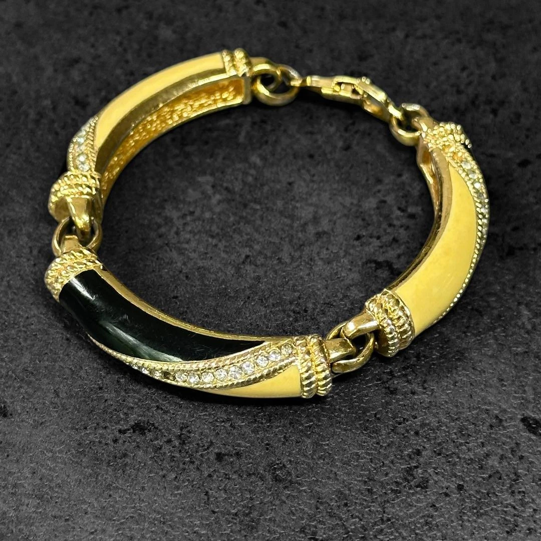 Bracciale Christian Dior vintage in oro
