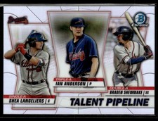2020 Bowman #TP-ATL Ian Anderson / Braden Shewmake / Shea Langeliers 3803L