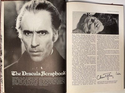 The Dracula Scrapbook by Peter Haining 1976 HC Vampire Legend ILLUSTRATED