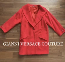 USED GIANNI VERSACE COUTURE CHESTERFIELD COAT GOOD