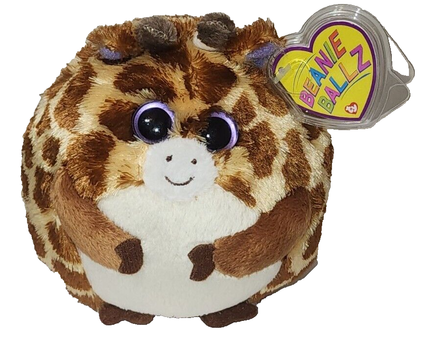 Ty Beanie Ballz TIPPY the Giraffe (5 Inch) NEW MWMTs Stuffed