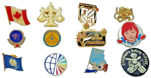 Mixed Lot of 12 Lapel Pins (03)