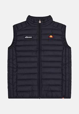 ellesse Men's Bardy Gilet, Warm Padded Bodywarmer, Black,