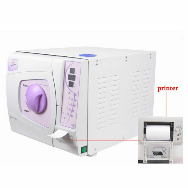 圖片 81 - 12L Dental Surgery Vacuum Steam Autoclave Sterilizer LCD Display with Printer CE