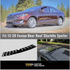 Fits 2013-2020 Ford Fusion Shark Fin Rear Roof Car Vortex Generator Spoiler Wing