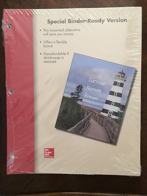 Managerial Accounting 15th Edition - Brand New 3-Ring Binder Formatted Textbook