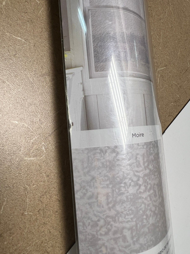 InHome PF0305 Moire Peel & Stick Pellicola Privacy 17,5" X 78,74" NUOVA SPEDIZIONE VELOCE GRATUITA - Foto 2 di 4