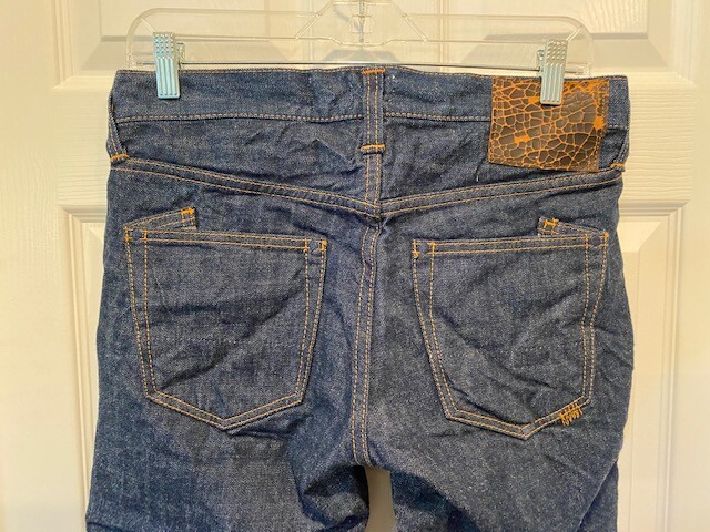 M'S NWT $879 PRPS NOIR P63P01VBL SELVEDGE RINSE RAMBLER SLIM