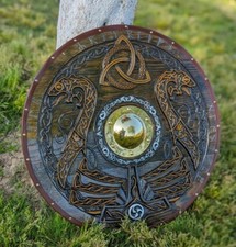Authentic Battleworn Viking Shield The Last Kingdom Cosplay Battle Ready Shield