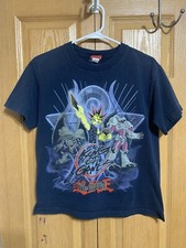 Vintage Y2K Yu-Gi-Oh T-Shirt Youth Boys M Read 13 x 23