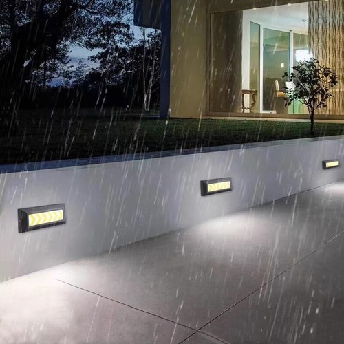 LED Outdoor Signal Light Ramp Arrow Indication Lamp Fixture Waterproof Footlight - Foto 3 di 28