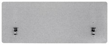 Divisorio da Tavolo Pannello Separatori Lavagna Schermo Acustico Grigio 150x60cm