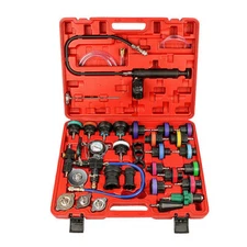 Car Water Tank Leak Detector Cooling System Tester Kit Car Smoke Machine 33pcs