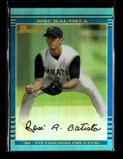 2013 Bowman Chrome #421 Jose Bautista Blue Sapphire Refractor Rookie Reprints