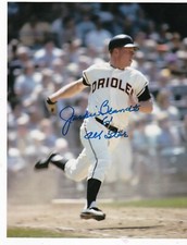 JACKIE BRANDT  BALTIMORE ORIOLES  1961 ALL STAR  ACTION SIGNED 8x10