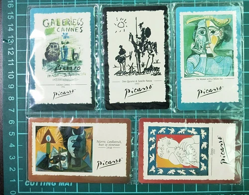 Phonecard SET of 5 Picasso unused $10 ltd Edition 1 Of 5000 Provident Free Post