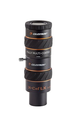 Lente Di Barlow Celestron X-Cel LX 3x - Per Telescopi 1.25", Nero