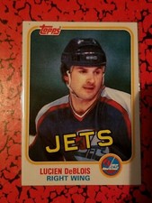 1981-82 Topps Jets Hockey Card #W79 Lucien DeBlois