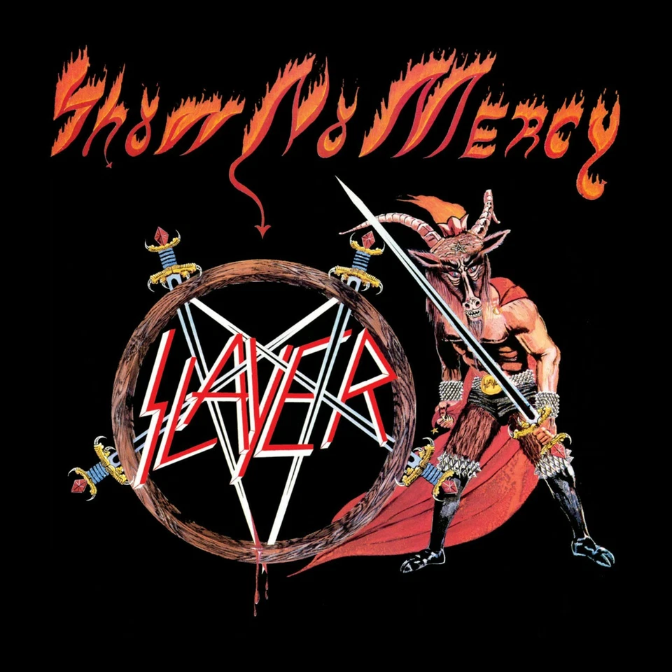 SLAYER Show No Mercy BANNER HUGE 4X4 Ft Fabric Poster Tapestry Flag album art - Image 2 of 3