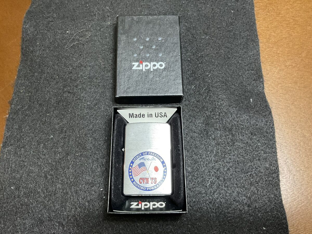 【年中無休】 Vintage Rare US Navy USS GEORGE WASHINGTON CVN-73 Zippo スポーツ