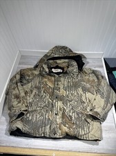 VTG JOHNSON GARMENT MENS REALTREE CAMO JACKET COAT MADE IN USA SZ XXL HUNTING