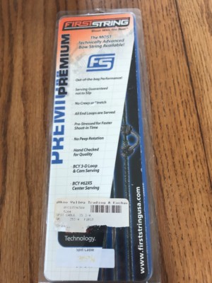 First String Premium Split Cable Met. Bronze/ Black Ships N 24h