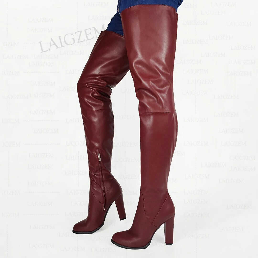 Update more than 137 thigh high boots no heel latest esthdonghoadian