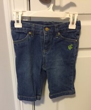 SALE Rocawear Girls Jean Shorts Size 5 with Adjustable Waistline Band W/Buttons
