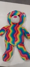 Goffa 36" Rainbow swirl Teddy Bear Plush  Stuffed Animal 
