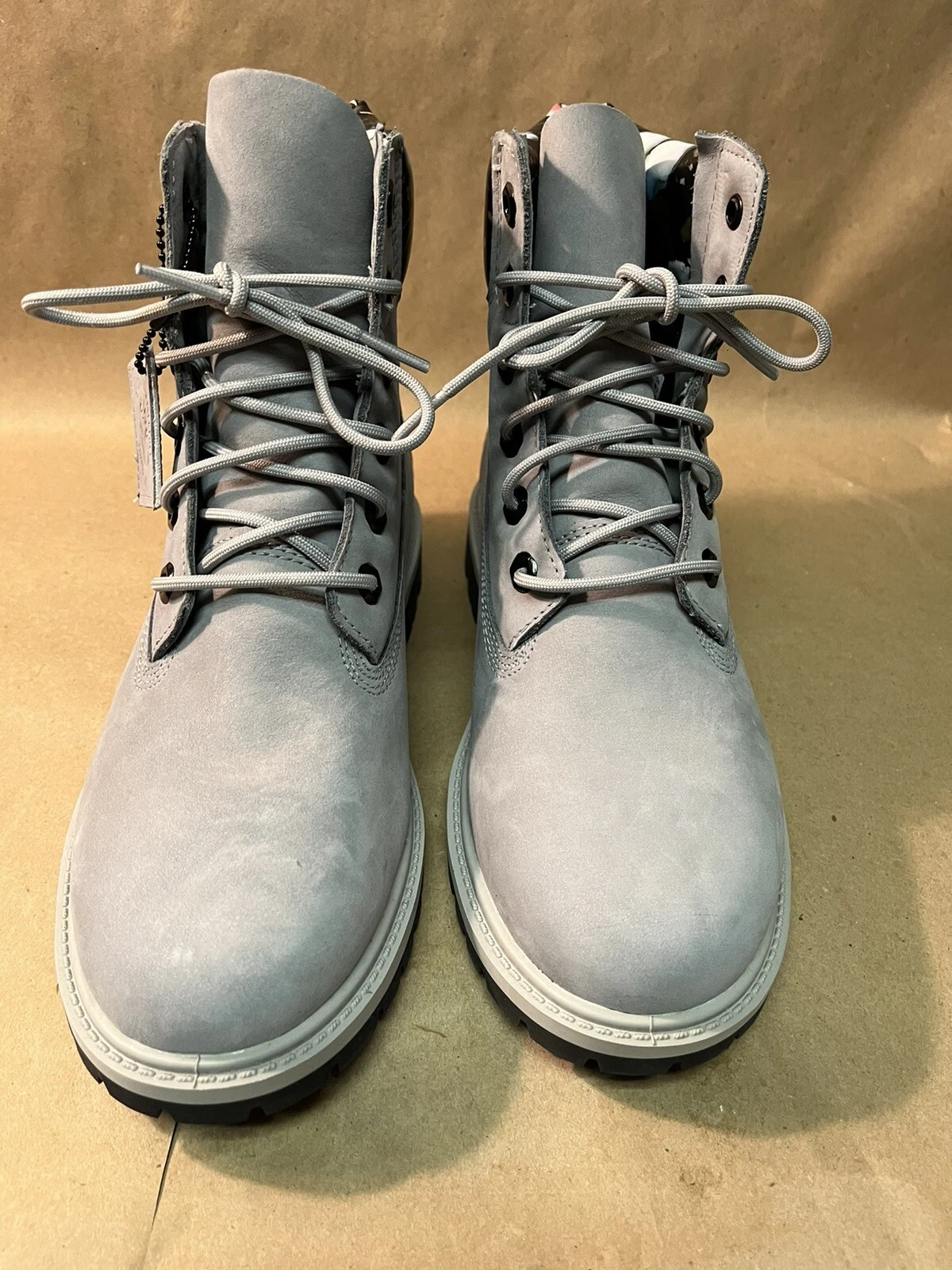 Stivali impermeabili donna Timberland Heritage grigio floreale pelle 6” 0A2GAF 6 5