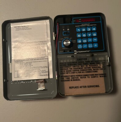 INTERMATIC MODEL: ET7215C8 365 / 2 CIRCUIT ELECTRONIC TIME SWITCH