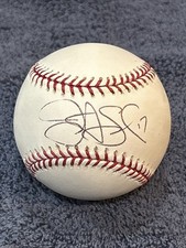 justin smoak signed baseball autograph ball auto C