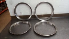 Set of 4 Chrome 16 Trim Ring From Chevrolet 1982 C20   7372284