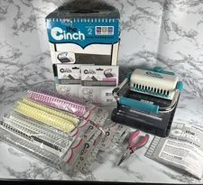 The Cinch Book Binding Machine Version 2 by We R Memory Keepers w/ Accessories