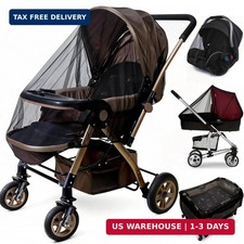 Sysmie 2 Pack Baby Stroller Mosquito Net, Durable Mesh Protection, Black Unive