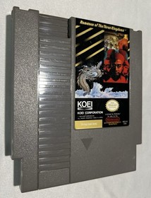 KOEI Romance of the Three Kingdoms Nintendo NES Authentic and Tested RARE