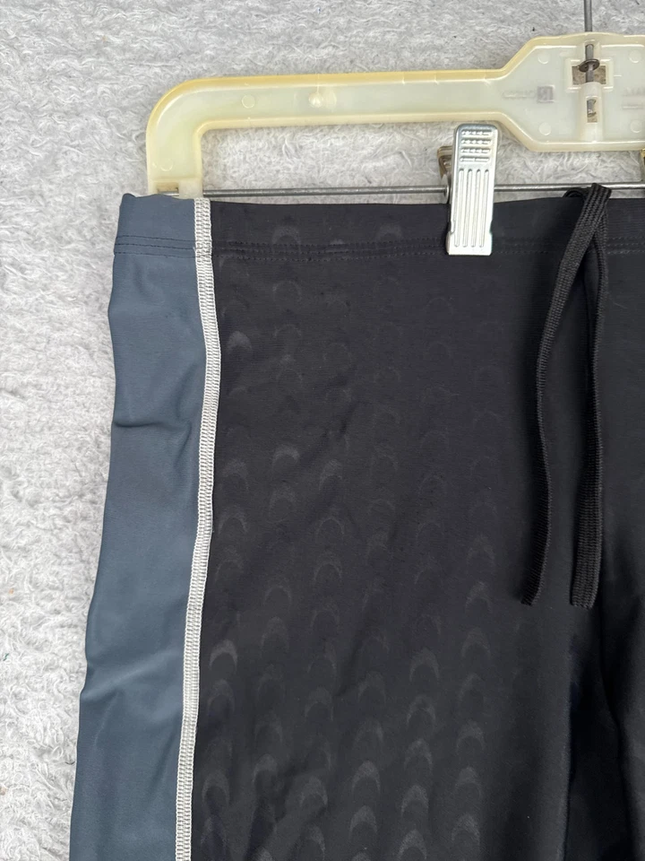 Pantalones Cortos Yingfa Adulto 2XL XXL Negro Gris Emisión Poliéster Spandex Natación Foto 4 de 4