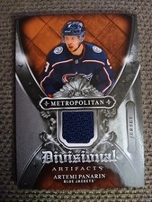 2018 UPPER DECK ARTIFACTS ARTEMI PANARIN DIVISIONAL GAME-USED JERSEY RELIC
