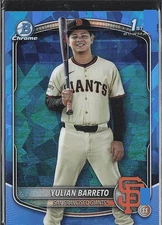 2025 Bowman Chrome Sapphire Edition #BCP-229 Yulian Barreto Prospects