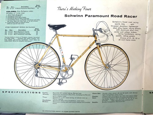 1961 Schwinn Built Bicycles CATALOG Paramount Corvette Cycle-Truck - Picture 3 of 10