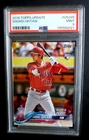2018 TOPPS UPDATE SHOHEI OHTANI ROOKIE DEBUT RC #US285   PSA 9 MINT
