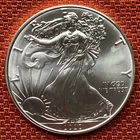 2020 American Silver Eagle .999 Fine Silver BU from U.S. Mint Roll 1 Oz Nice!